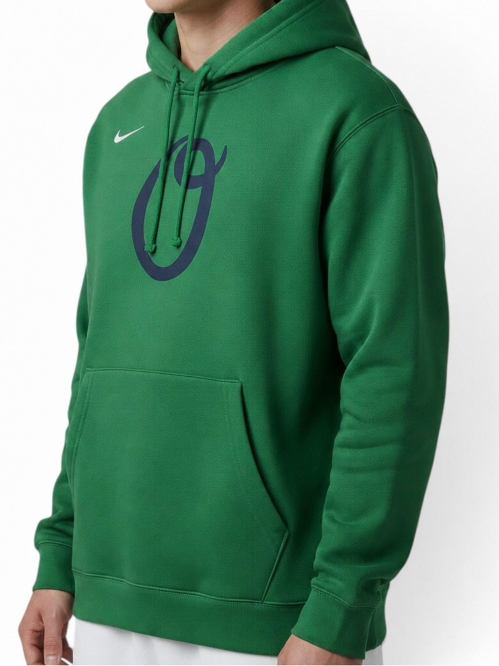 Nike Sportswear Club Fleece Pullover Hoodie Green Men's Size XL New